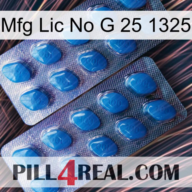 Mfg Lic No G 25 1325 viagra2